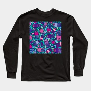 Mosaic Jellyfish Long Sleeve T-Shirt